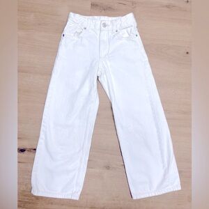 Zara Girls White Wide Leg Jeans size 9-10